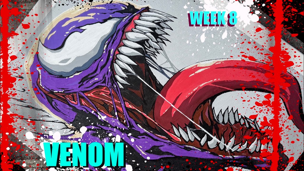 Venom with PAINT PENS