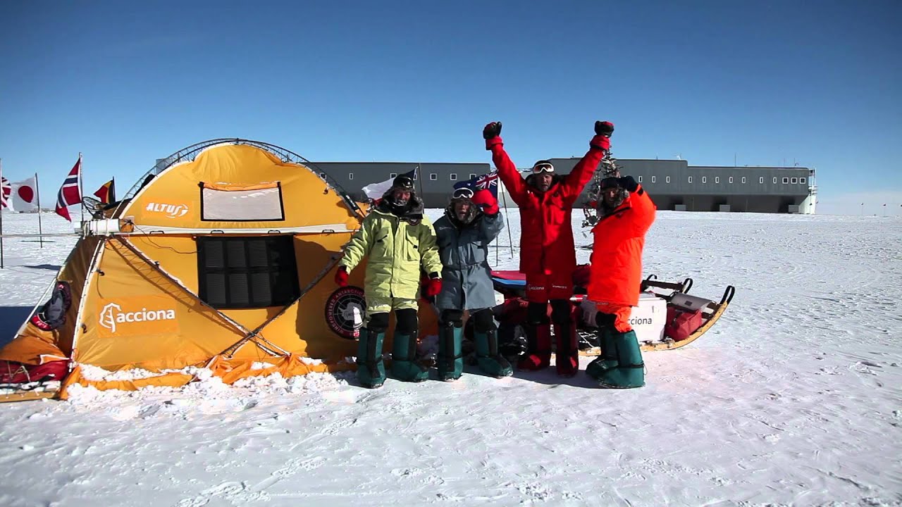 La expedici&oacute;n ACCIONA Windpowered Ant&aacute;rtica llega al Polo Sur