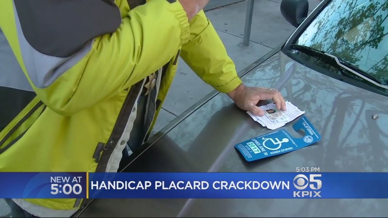 DMV Sting Catches Handicap Parking Placard Violators