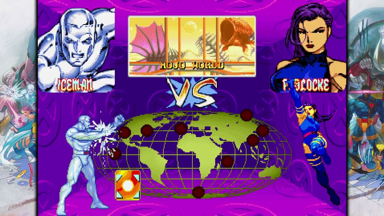 Iceman vs Psylocke 