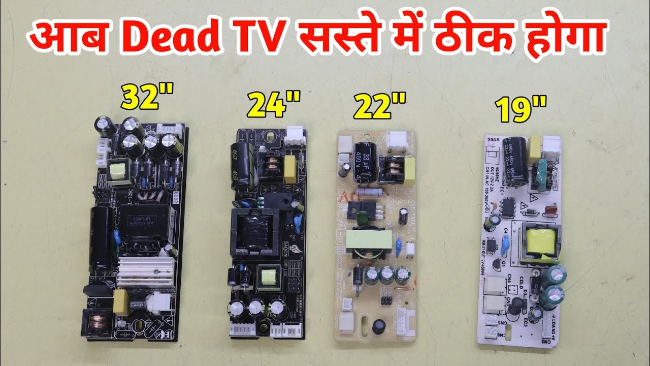 LED TV Universal Power Supply Board | Dead LED TV Repair Board
