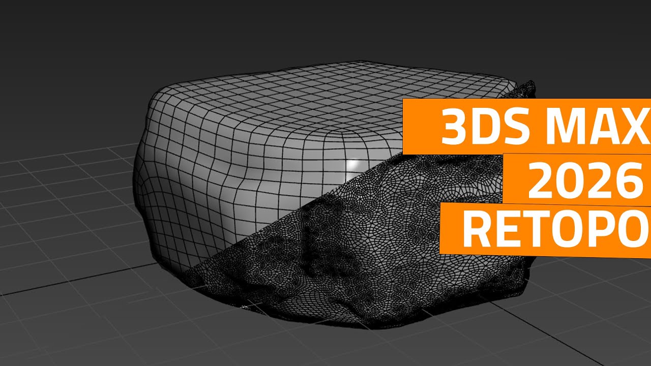3ds max 2026 Retopology modifier #3dsmax