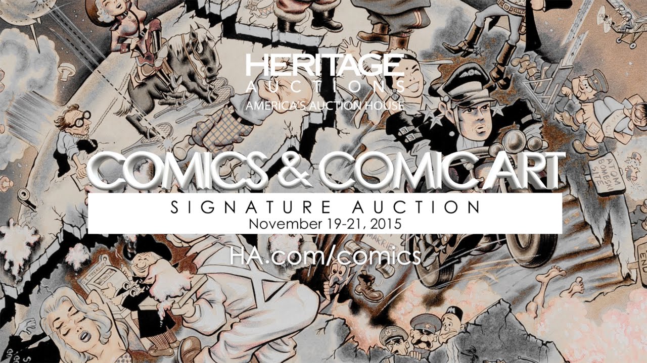 Comics & Comic Art Signature Auction, November 2015