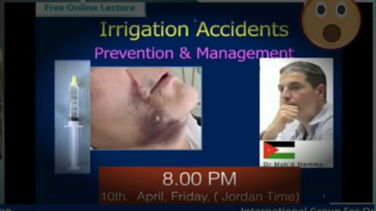 İrrigation accident with Dr-mohd hammo