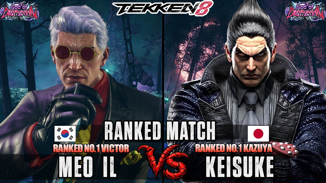 Tekken 8  ▰  Meo-IL (#1 Victor) Vs Keisuke (#1 Kazuya) ▰  Ranked Matches!