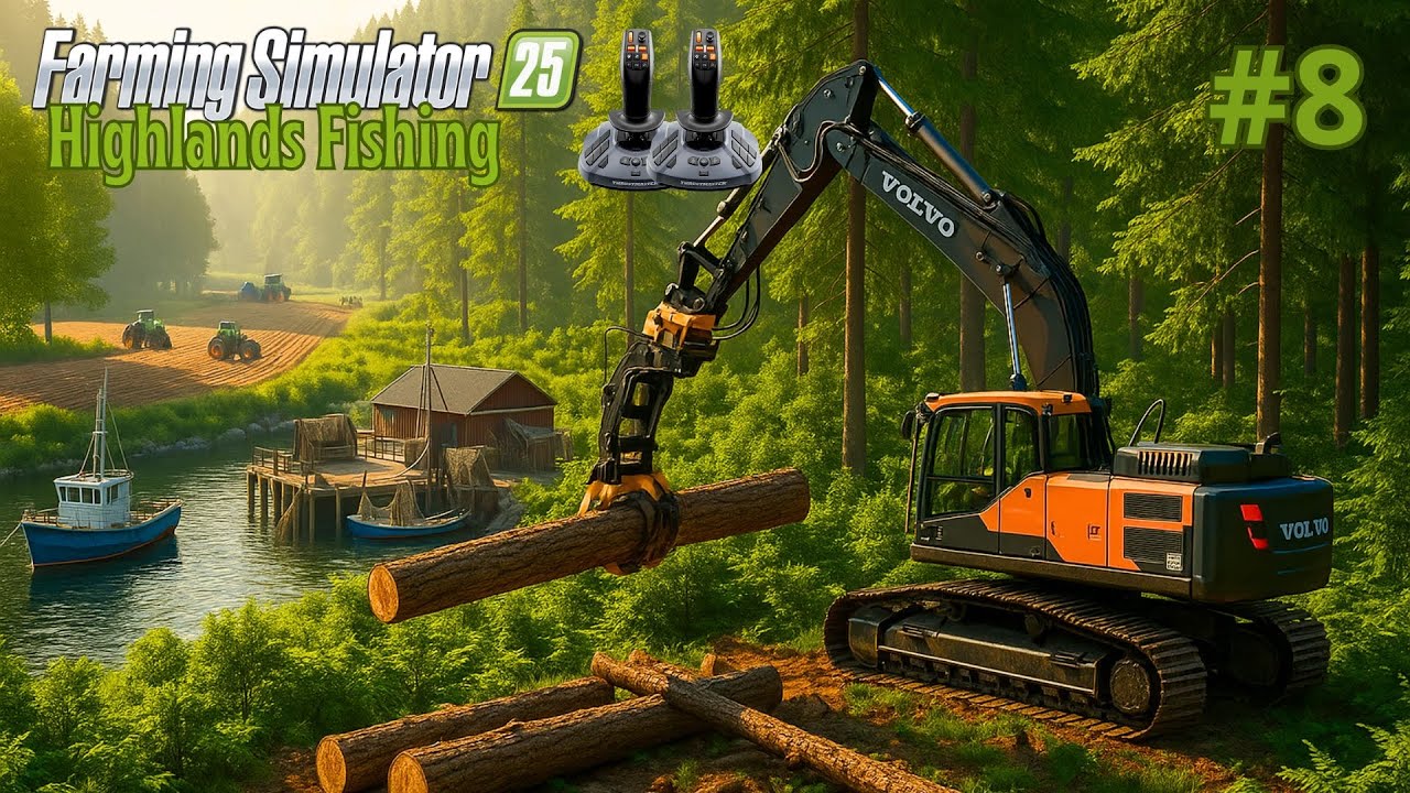 The ULTIMATE FS25 Survival on Kinlaig! Farming, Fishing & MASSIVE Forestry! Farming Simulator 25