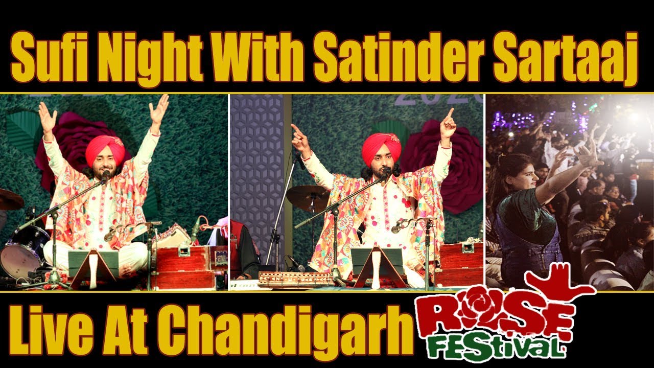 Sufi Night With Satinder Sartaaj Live At Chandigarh On Rose Festival 2020 | Exclusive on Punjabi Box
