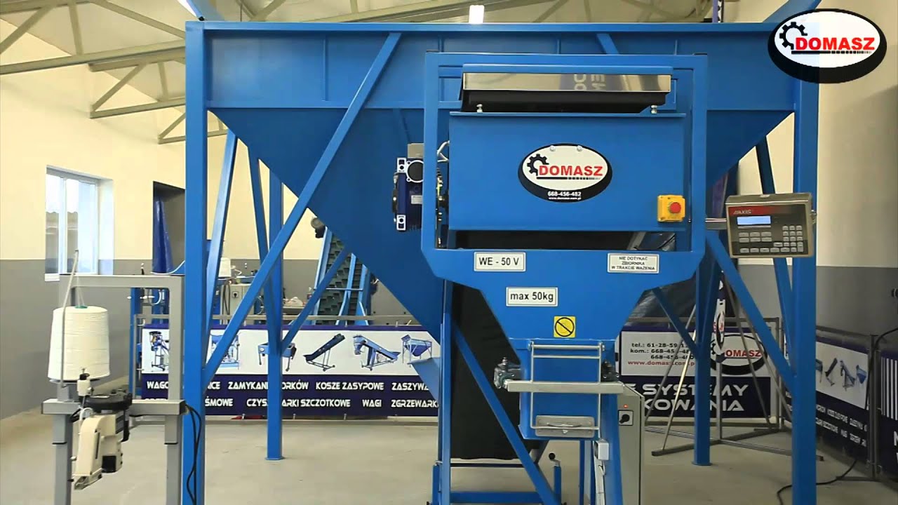 Wagoworkownica elektroniczna WE-50 V materiały sypkie, ekogroszek