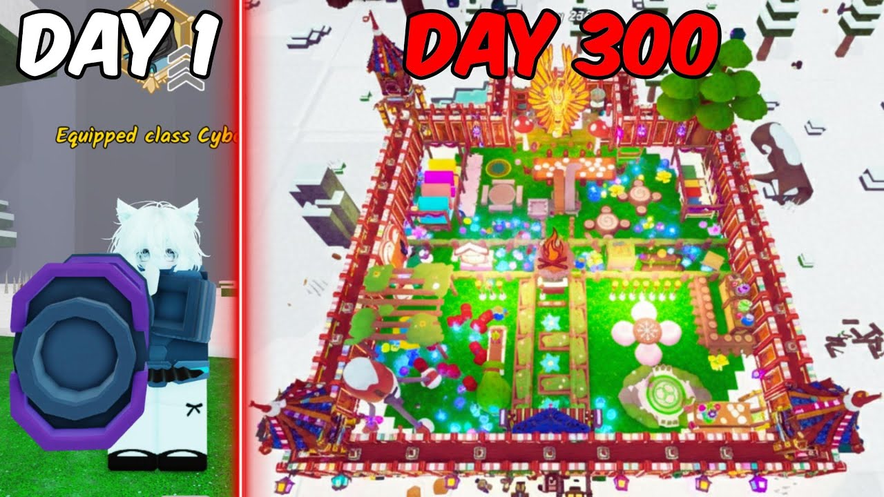 300 Days to Build a Best Base in 99 Nights in The Forest