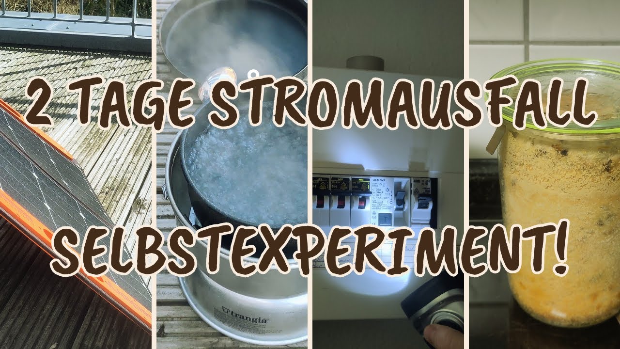 2 Tage Stromausfall - Selbstexperiment Tag 1: Bin ich vorbereitet?