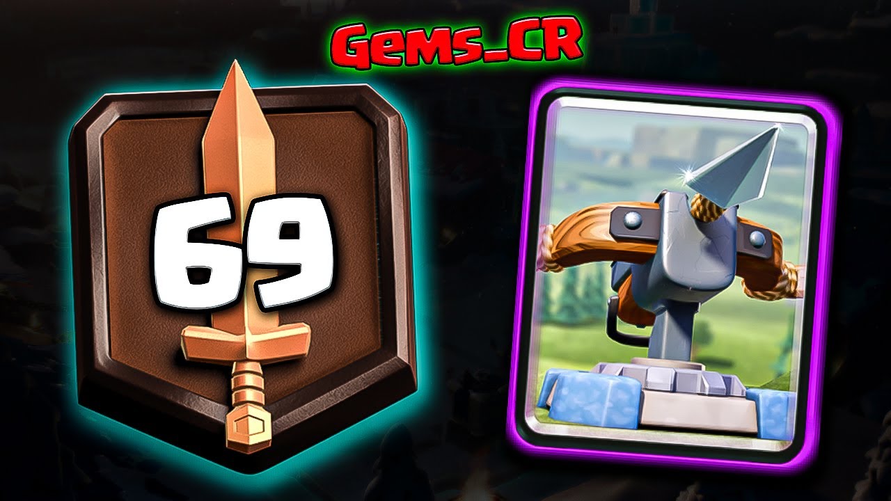 Gems CR's Deck in Midladder | 3.0 X-bow in Clash Royale
