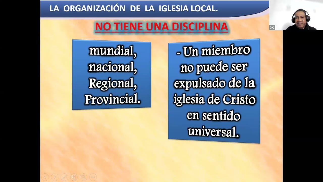 LA IGLESIA EN SENTIDO LOCAL HERMANO DAVID QUINATOA
