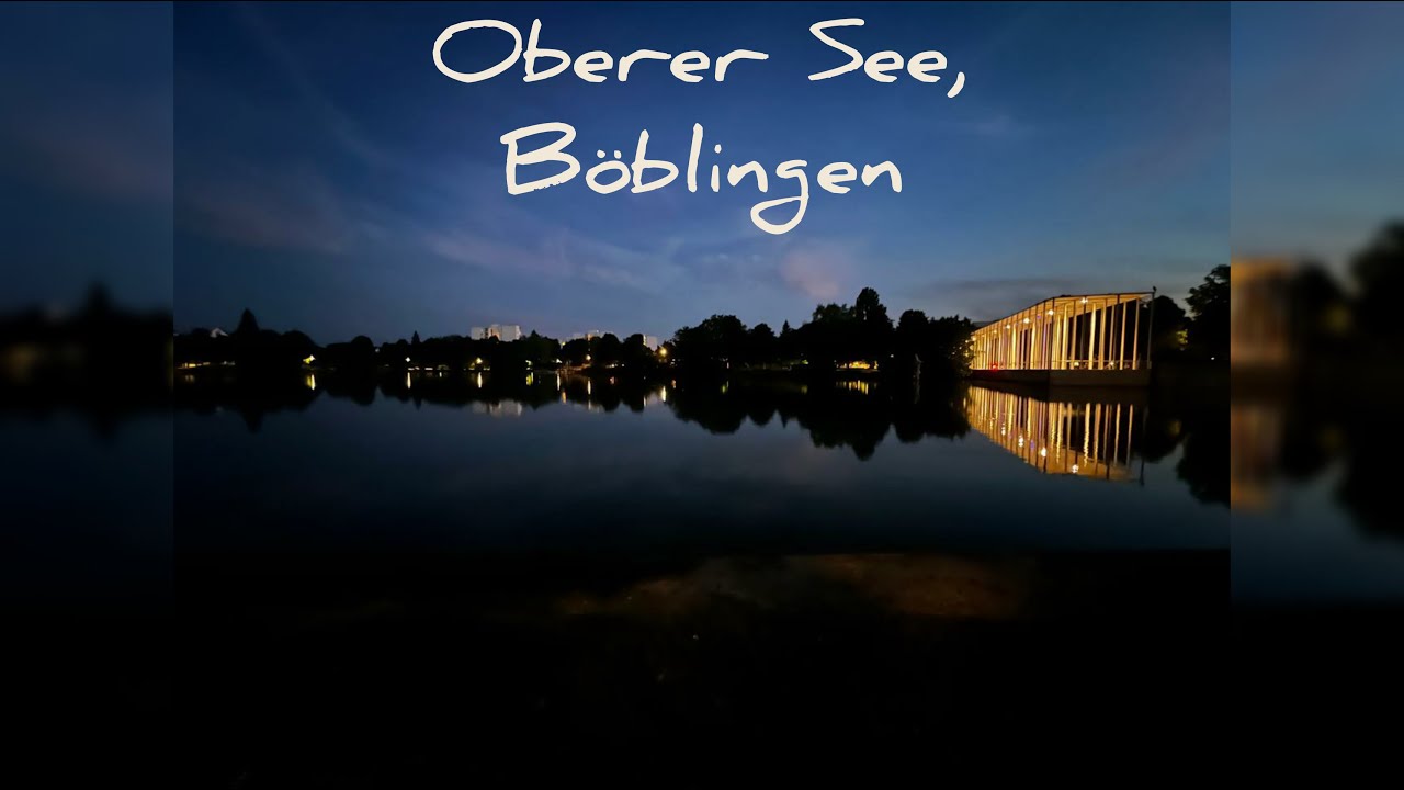 Strolling around the park of Oberer See, B&ouml;blingen