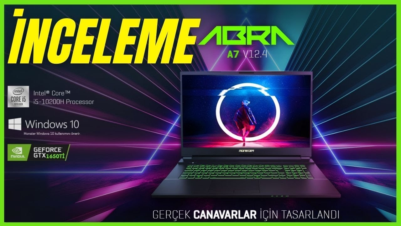 Oyun Bilgisayarı Monster Abra A7 V12.4 İnceleme
