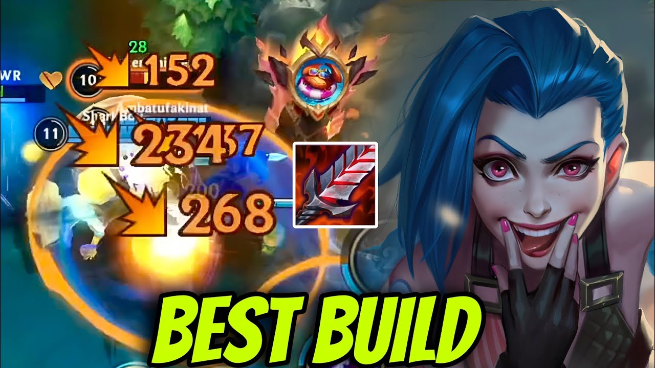 WILD RIFT ADC // THIS JINX IS TOO CRAZY WITH THIS BUILD AND RULES IN PATCH 5.3D GAMEPLAY!