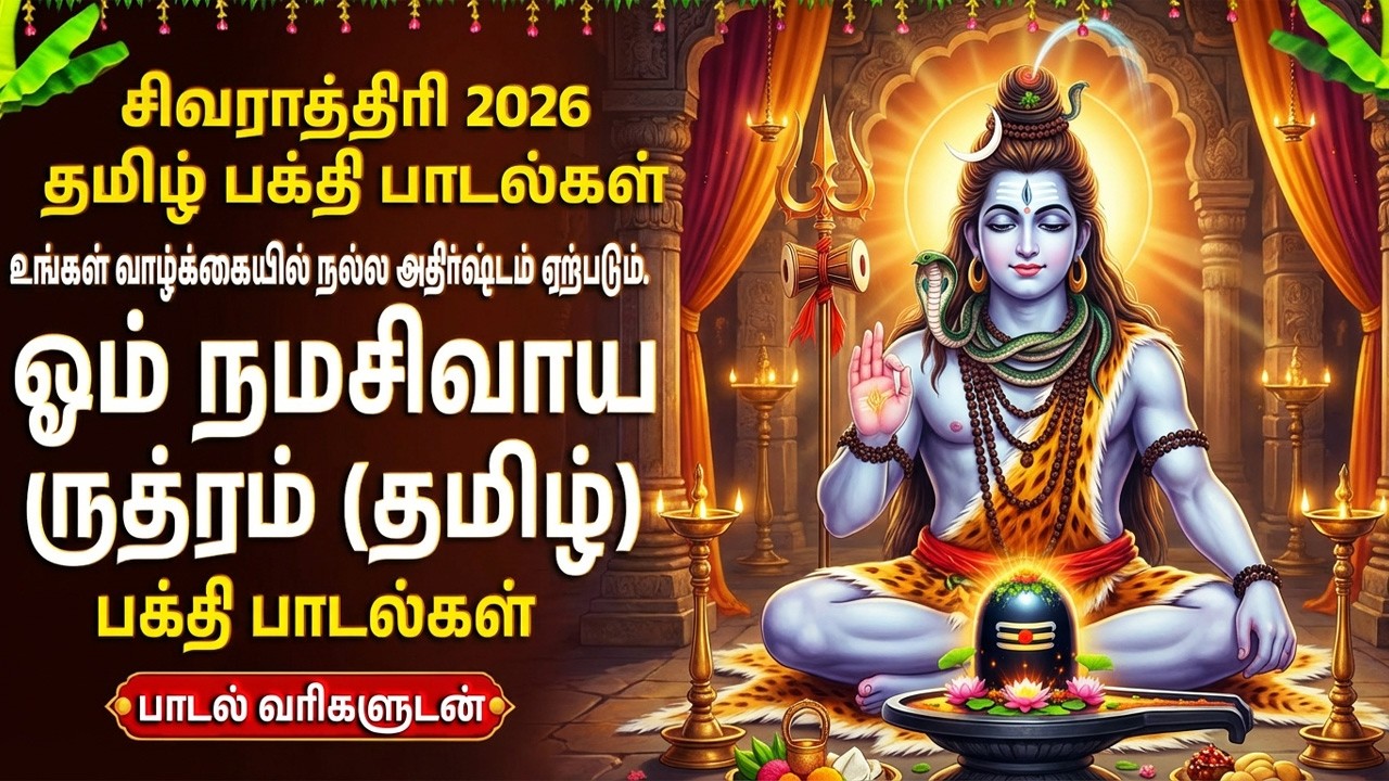 Maha Shivaratri 2026 | Sivan Suprabhatam & Kavasam Full Tamil Devotional Songs | Shiva Bhakti Songs