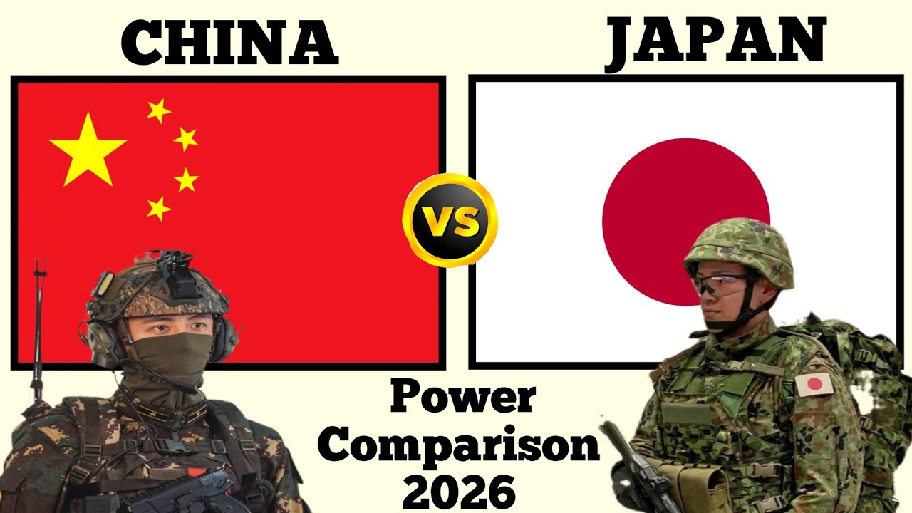 Japan vs China Military Power  Comparison 2026 | China vs Japan Military Power 2026