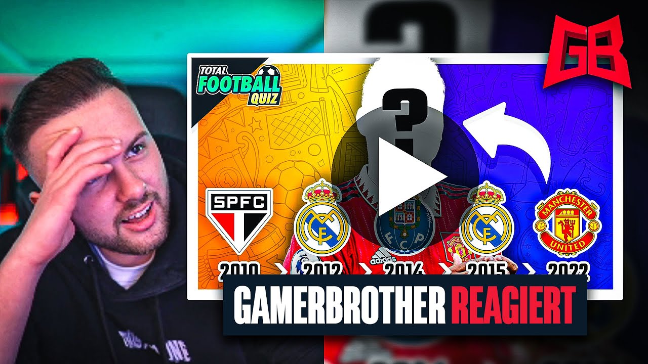 EIN TRAUERSPIEL 😂 GamerBrother SPIELT ERRATE DEN SPIELER QUIZ 😅