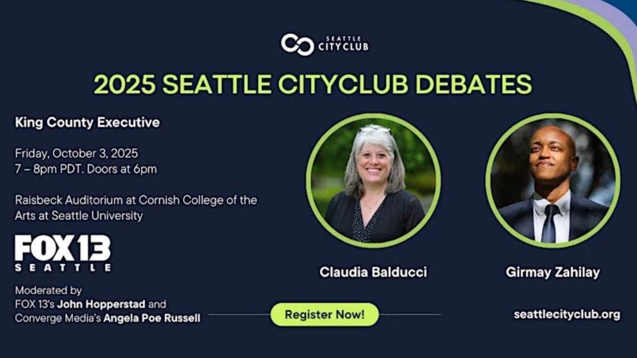 King County Executive debate hosted by Seattle CityClub