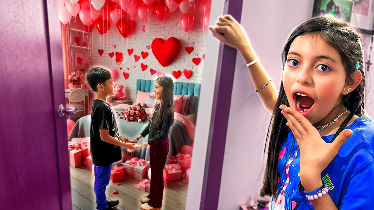 ¡¡ EL CRUSH DE MI AMIGA LLENA SU HABITACIÓN con 1000 REGALOS!! 🎁