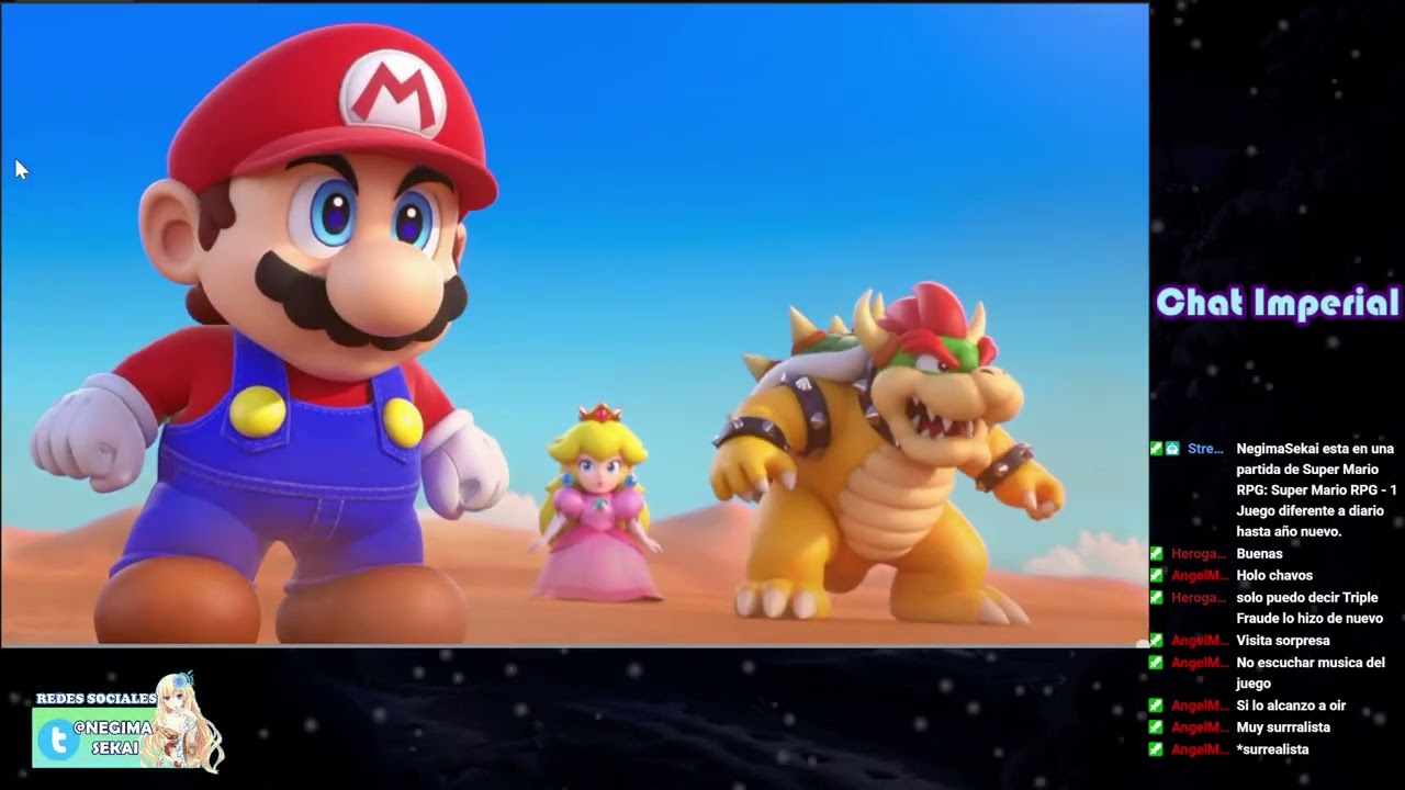 Super Mario RPG - 1 Juego diferente a diario hasta año nuevo.