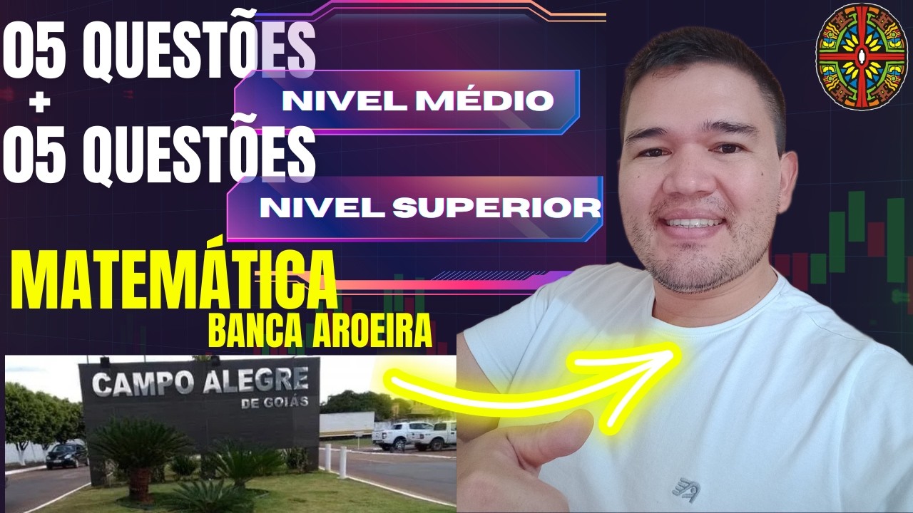 🔥 TREINO DE ELITE! 10 Questões da Aroeira – Campo Alegre