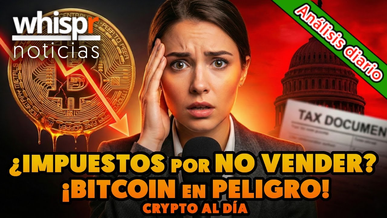 🚨 ¿IMPUESTOS por NO VENDER? 😱 + Bitcoin en PELIGRO 📉