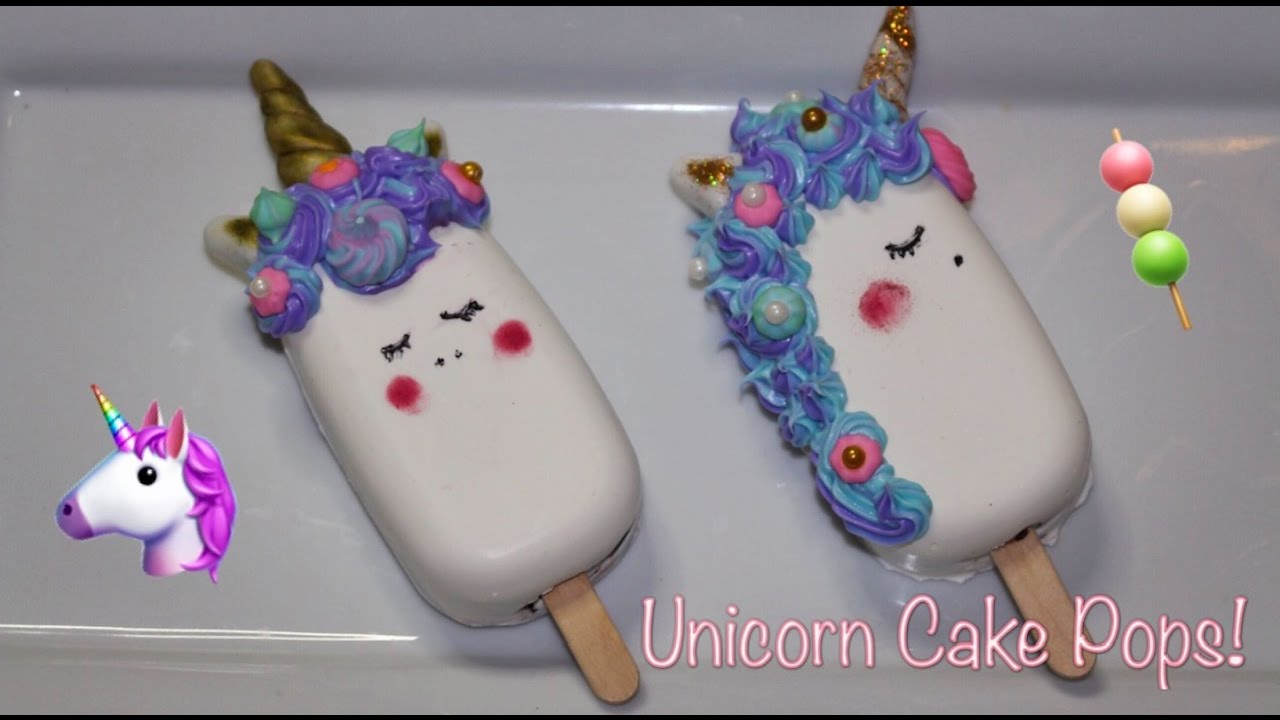 Cómo hacer Paletas de Unicornio🦄|Iunicorn Cake Pops|IvonneDiazMakeup