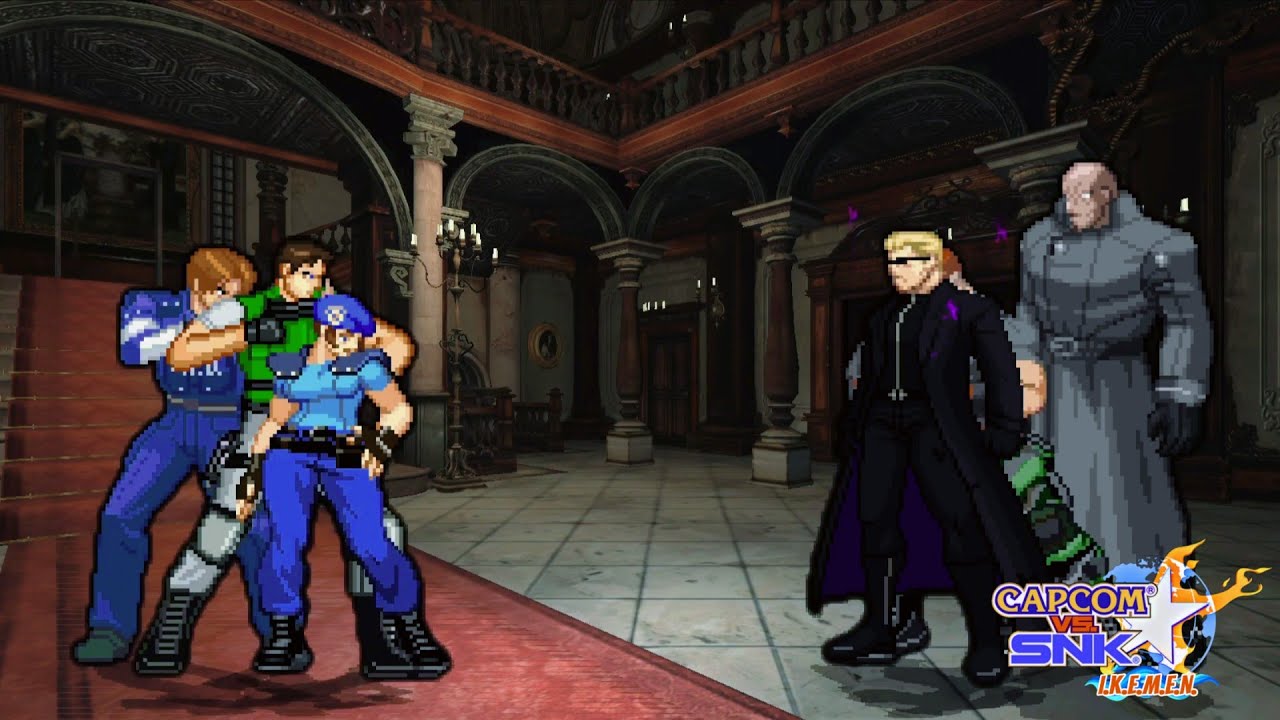 RPD TEAM VS WESKER TEAM CVS/POTS - CAPCOM Vs. SNK IKEMEN GO