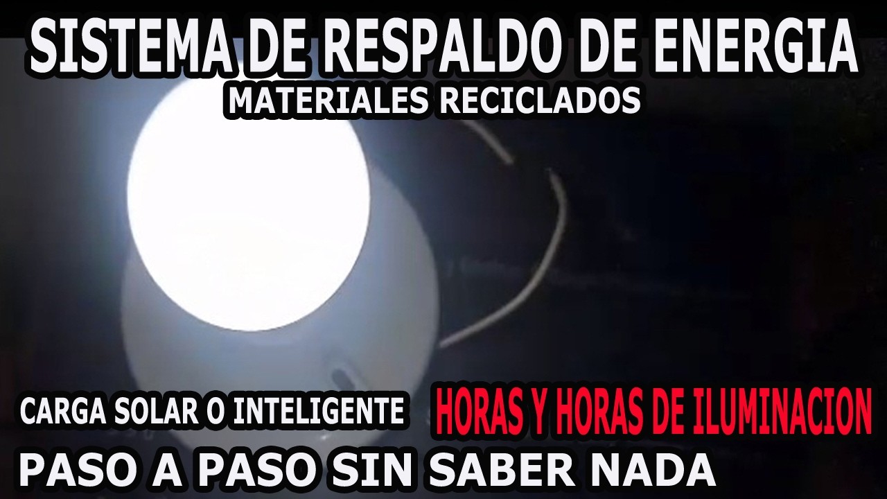 Electricidad en casa con ups Reciclado Carga Solar o Inteligente 100tuplica tu Respaldo