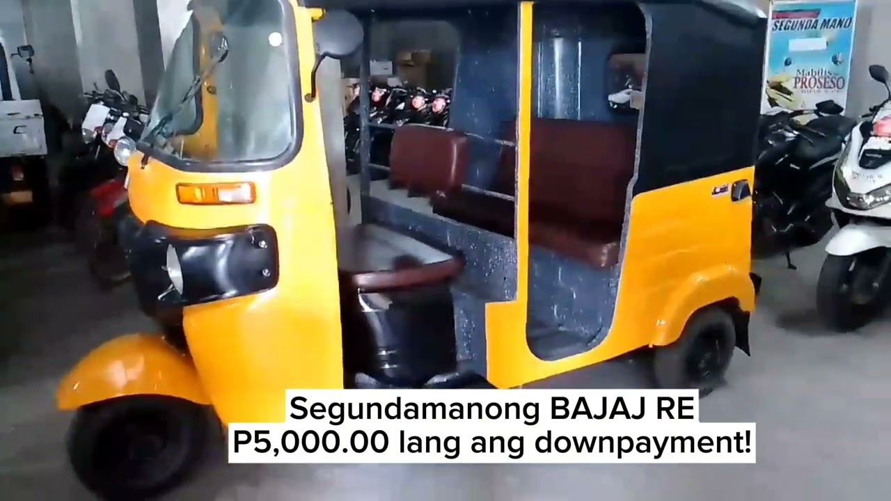 Segundamanong BAJAJ RE Steel Top P5000 lang downpayment