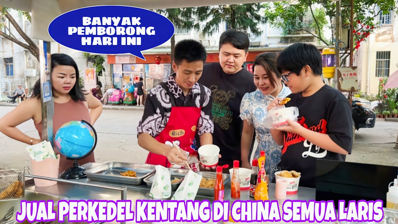 HARI KE-11 JUALAN MAKANAN INDONESIA DI CHINA SEMUA JUALAN LARIS BANYAK PEMBORONG