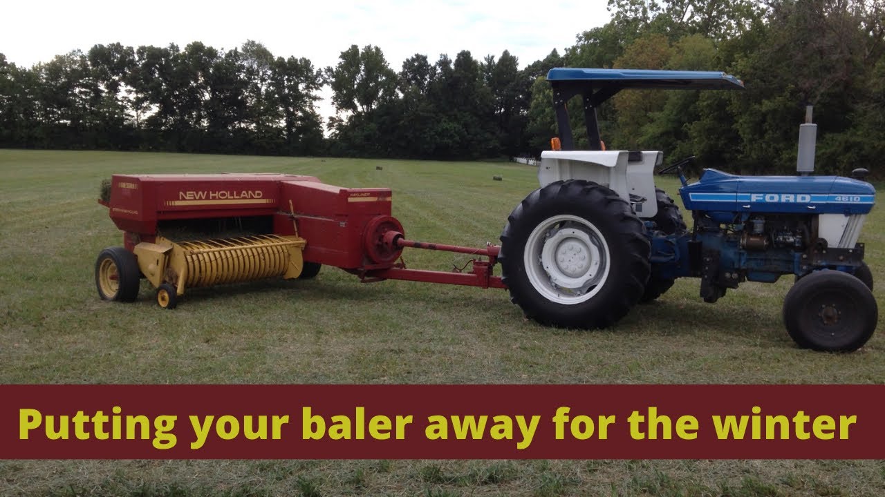 Cleaning out your square baler and getting it ready for winter