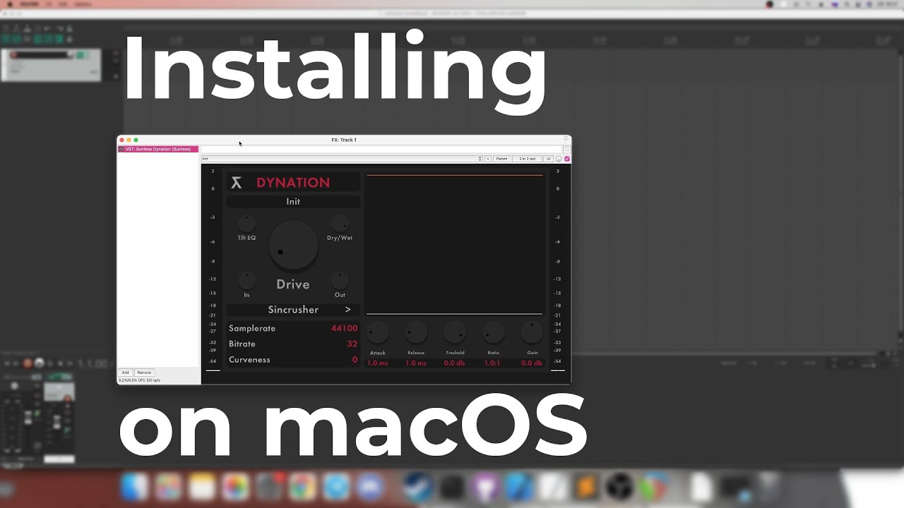 DYNATION Installation guide - macOS