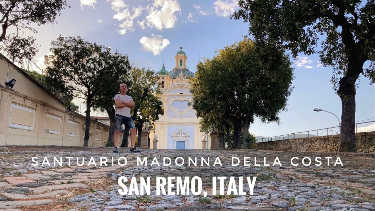 Santuario Madonna Della Costa, San Remo Italy.