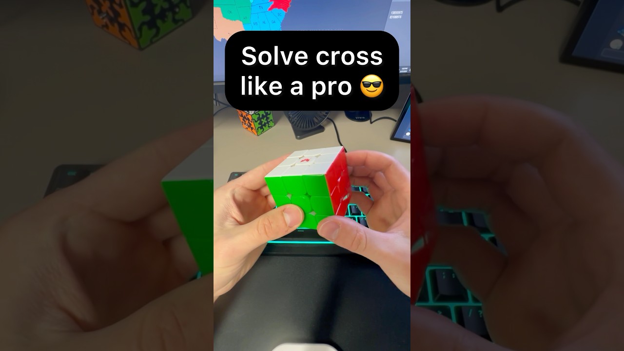 3 clever ways to solve cross ✅ #cfop