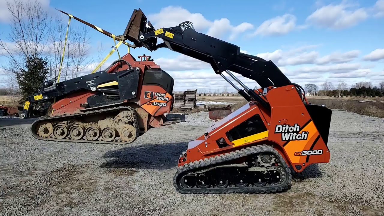 Ditch Witch SK3000 vs SK1550      [ Did Ditch Witch KILL the SK1550!?!?