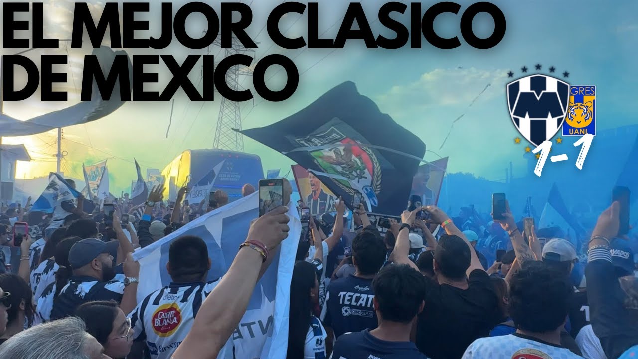 Asi se vive el MEJOR CLASICO de Mexico desde la tribuna l CLASICO REGIO l RAYAVLOG