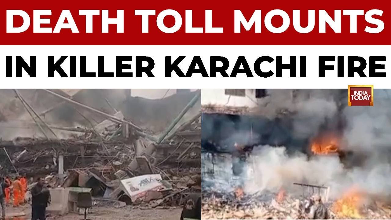 Deadly Karachi Blaze: 14 Dead, 70 Missing In Massive Gul Plaza Fire | India Today News