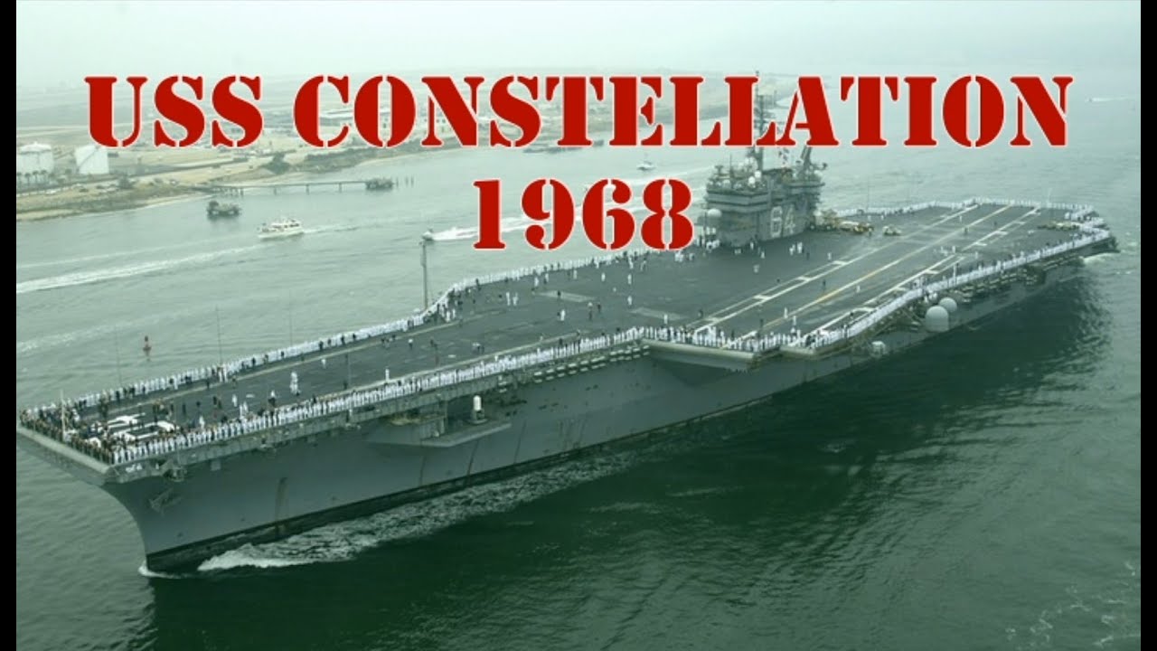 USS Constellation 1968: Vietnam War Carrier Ops in Action!