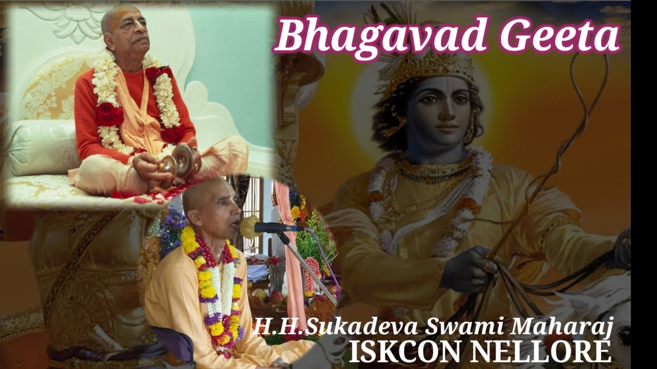 22.01.26|| HH Sukadeva Swami Maharaj ||BG class|| Telugu || ISKCON NELLORE.