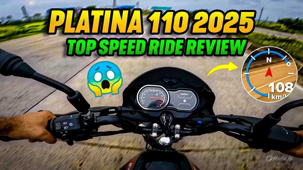 🚀 Platina 110 Top Speed Test & Ride Review | Real Road Performance 2025 Honest Review 🔥#platina110