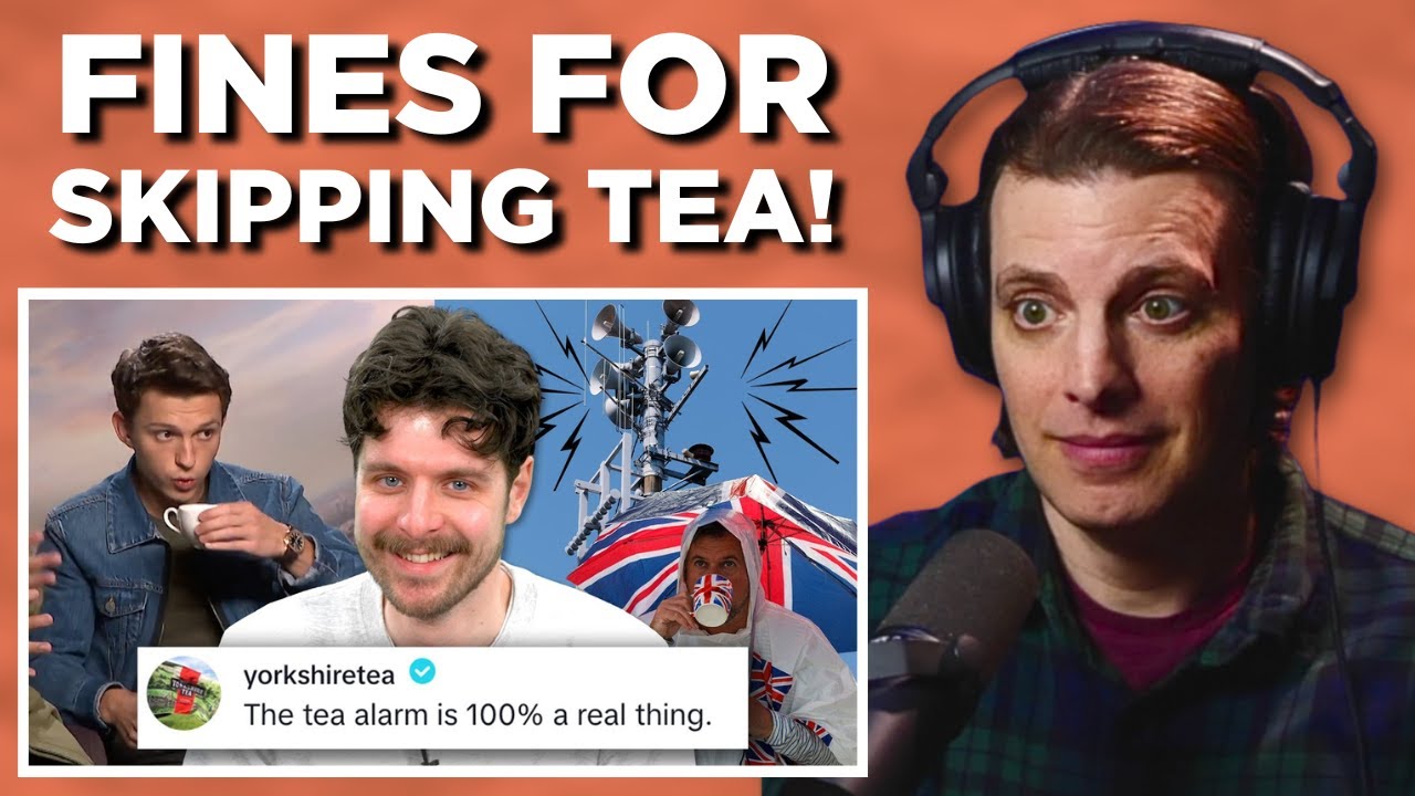 American Reacts to The British Tea Time Alarm!