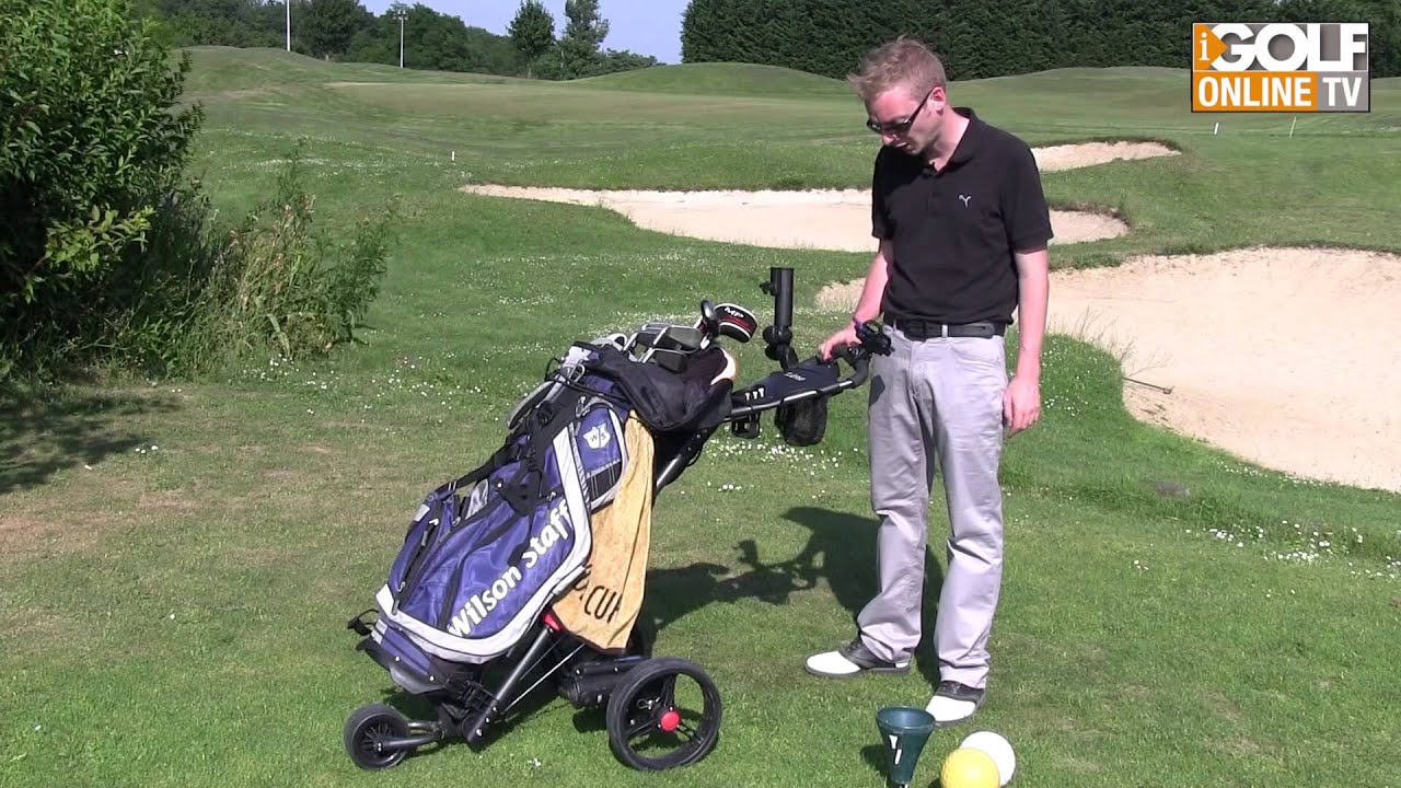 iGOLF : Test du chariot T4 Fold Lithium - Trolem