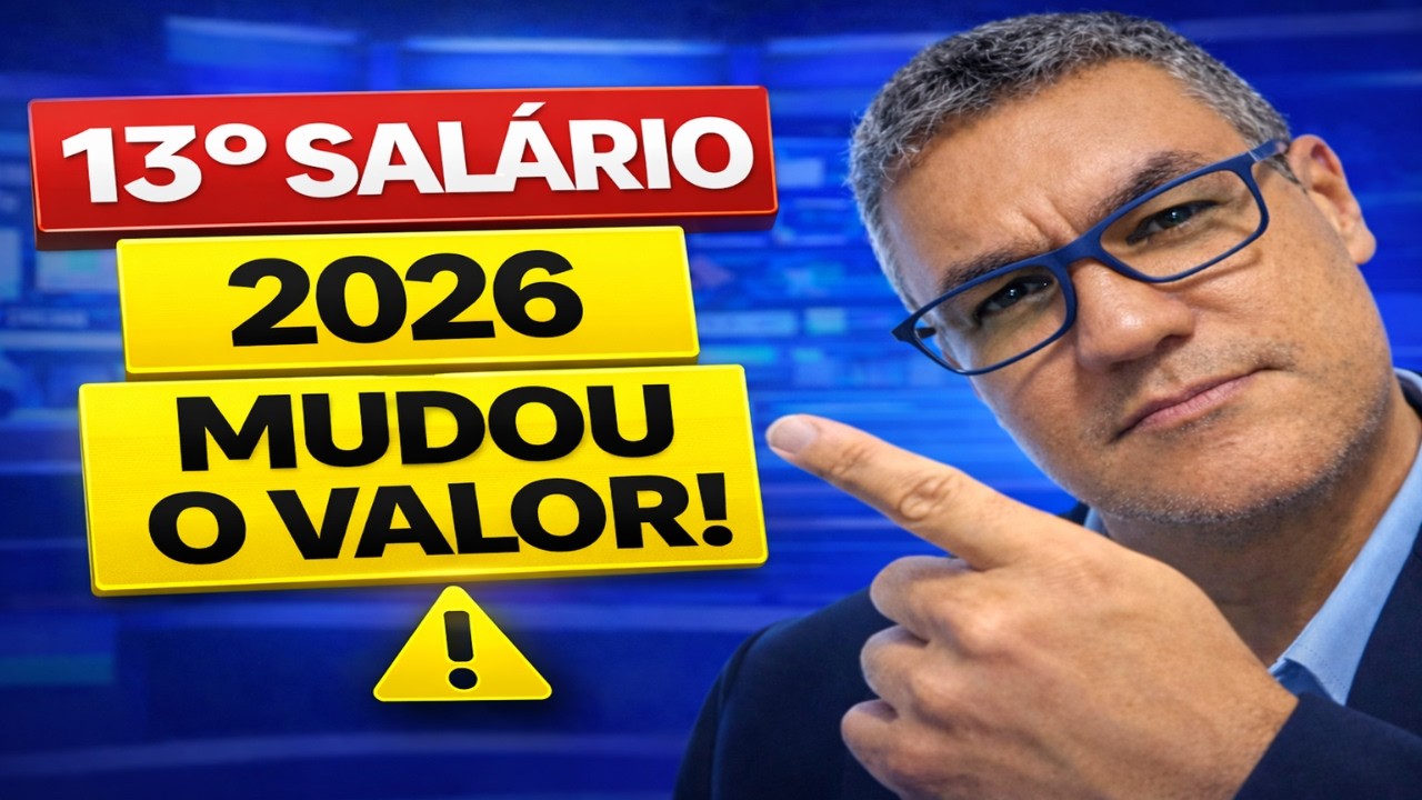 ✅13&deg; D&Eacute;CIMO TERCEIRO CONFIRMADO: VALORES da PRIMEIRA PARCELA 2026 !!!🚨