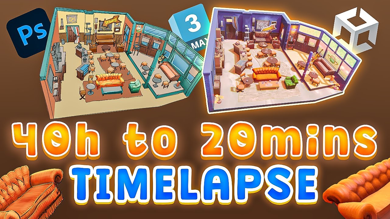 40 Hours to 20 Min: Stylized Environment (Unity 6 URP) | Central Purrk | Complete Timelapse