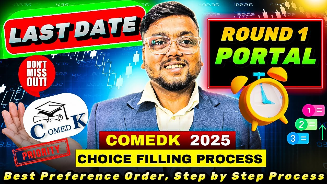 COMEDK Choice Filling 2025 Process 🔥 | 🔴Live Step by Step | COMEDK Counselling 2025 | COMEDK 2025