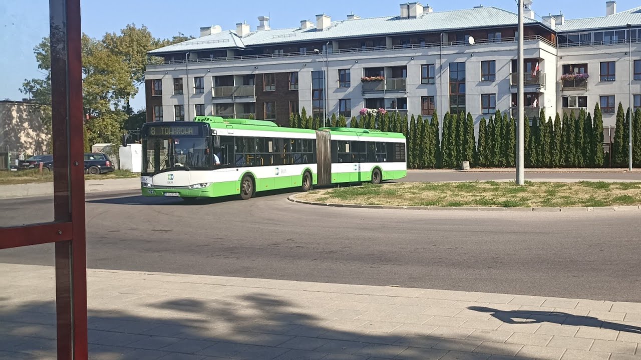 Białystok przejazd 🚌#368 linii 8  na trasie  Starosielce PKP/Pętla-Sienkiewicza/Rzeka Biała