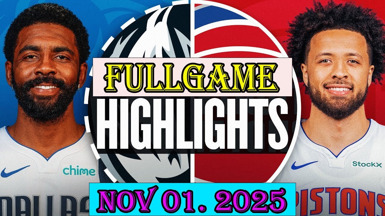 Detroit Pistons vs Dallas Mavericks FULLGAME Qtr Nov 01.2025 Highlights | NBA HIGHLIGHT