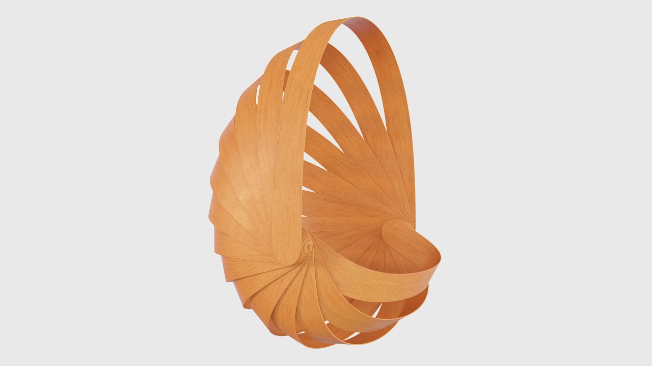 3ds Max Modeling Tutorial: Folding Wooden Shells.